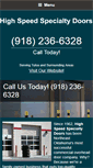 Mobile Screenshot of overheaddoortulsa.biz